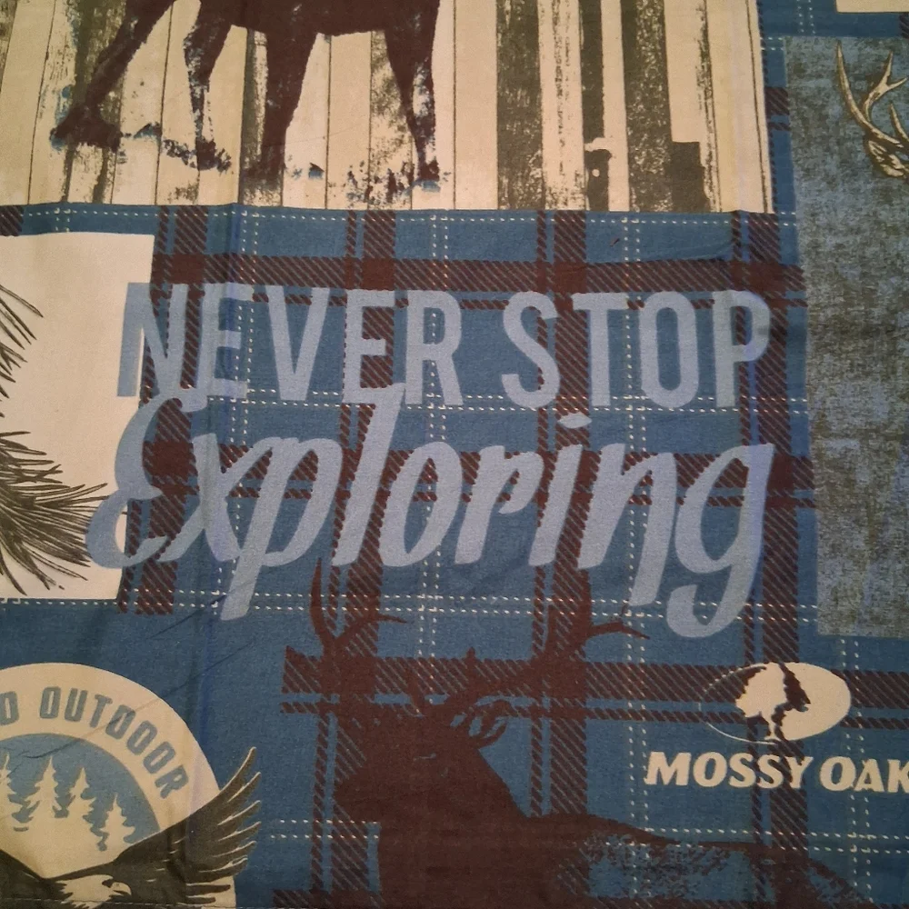 Mossy Oak Shower Fabric Shower Curtain